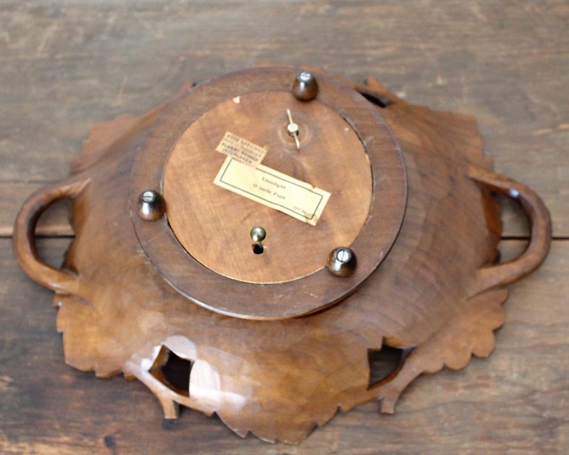 Wooden Musical Bowl Albert Schild Interlaken Made in Etsy