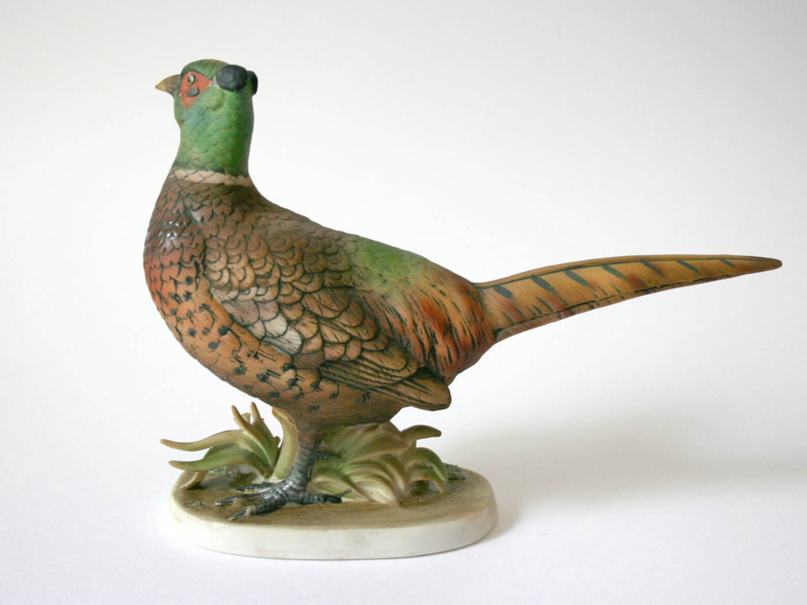 Vintage Pheasant Figurine lefton bird for him men Etsy