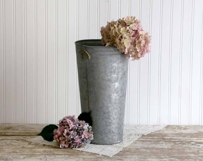 Vintage Galvanized Bucket Sap Bucket Large Galvanized Sap Etsy