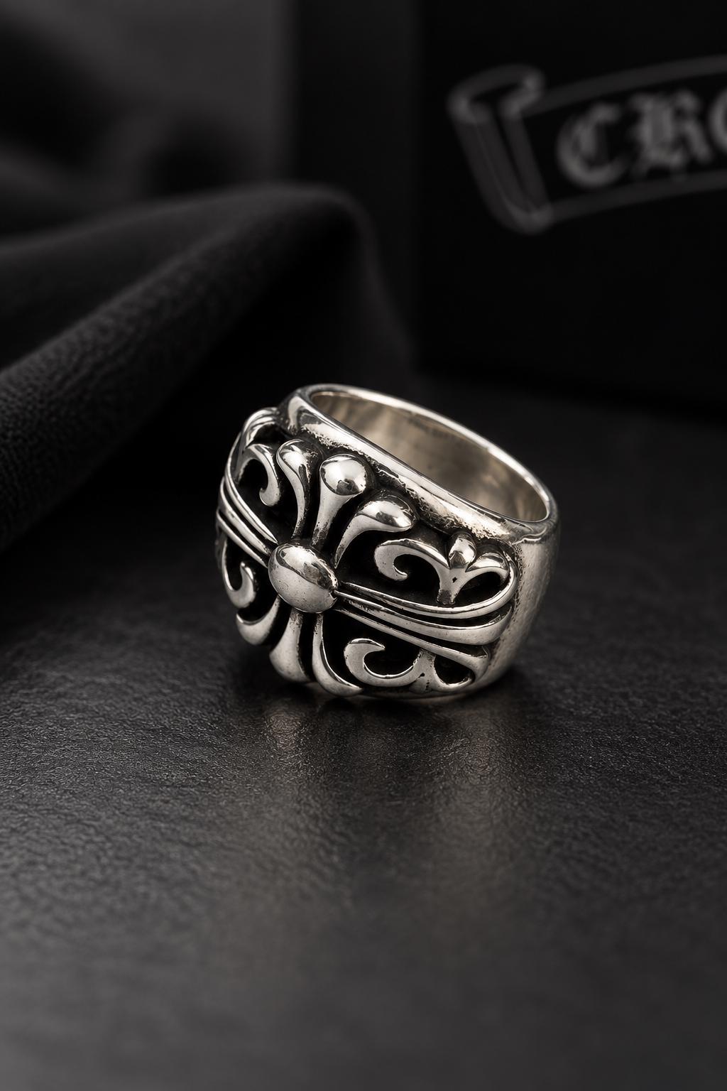 Chrome Hearts Forever Ring - Etsy