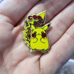 Glitter Pika Pin~Hard Enamel