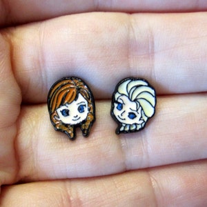 Princess Sister Earrings~Hypoallergenic