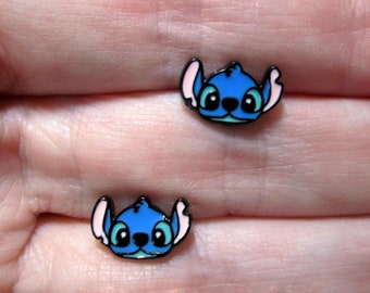 Alien Earrings Stitch~Hypoallergenic