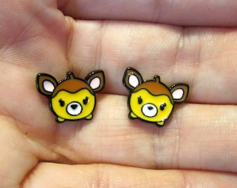 Fawn Deer Earrings~Hypoallergenic