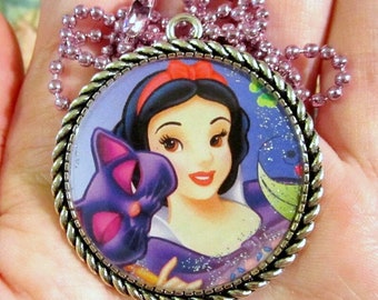 Snow Princess Necklace~Handmade Resin