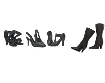 black barbie shoes
