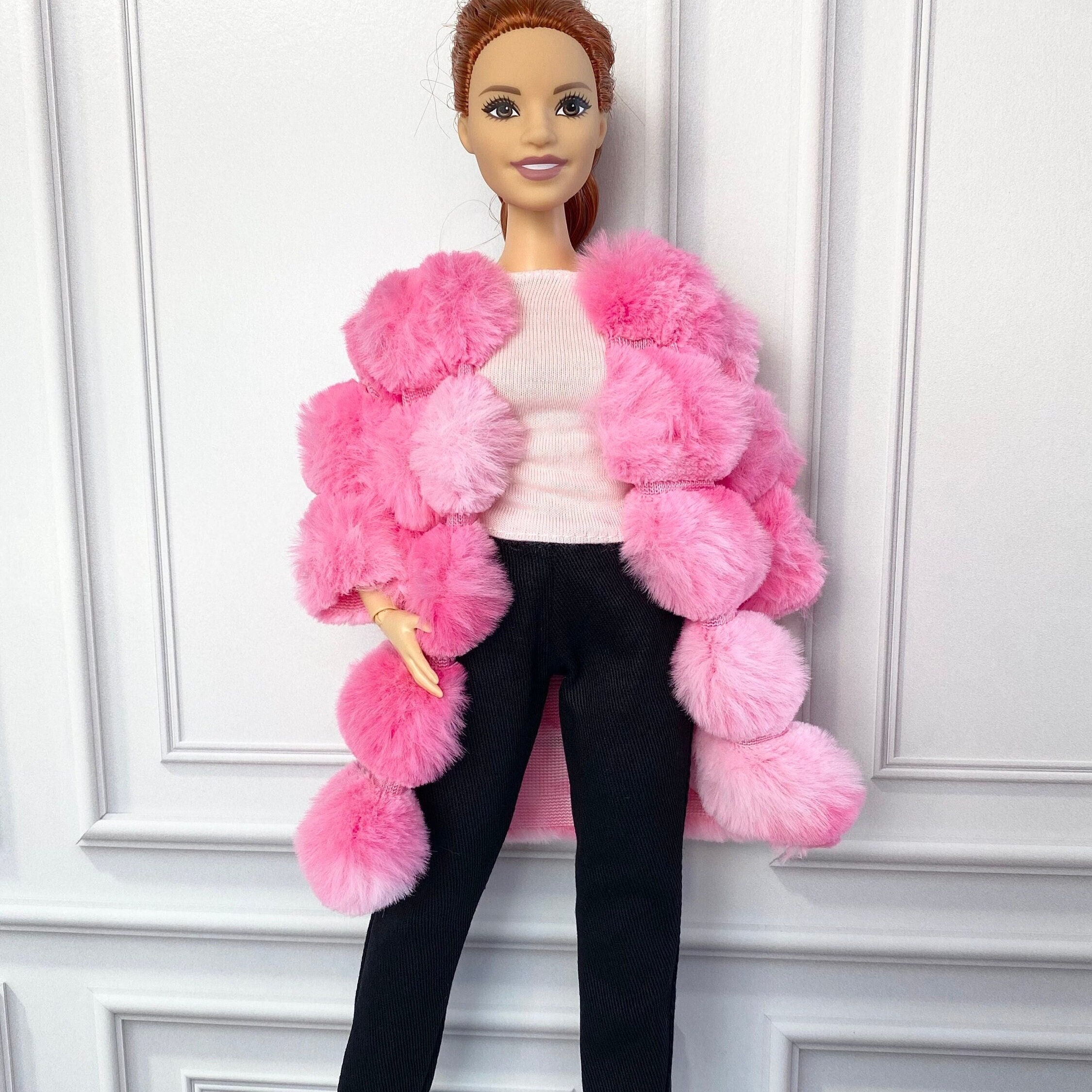 NK Official Cute Dress Outfit Pink Skirt Fashion Shirt Casual Wear Blue  Dress for Barbie Doll Clothes Accessories Toy