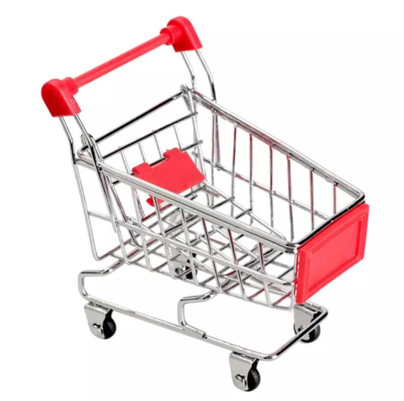 Barbie size grocery cart shopping see photos mini brands | Etsy