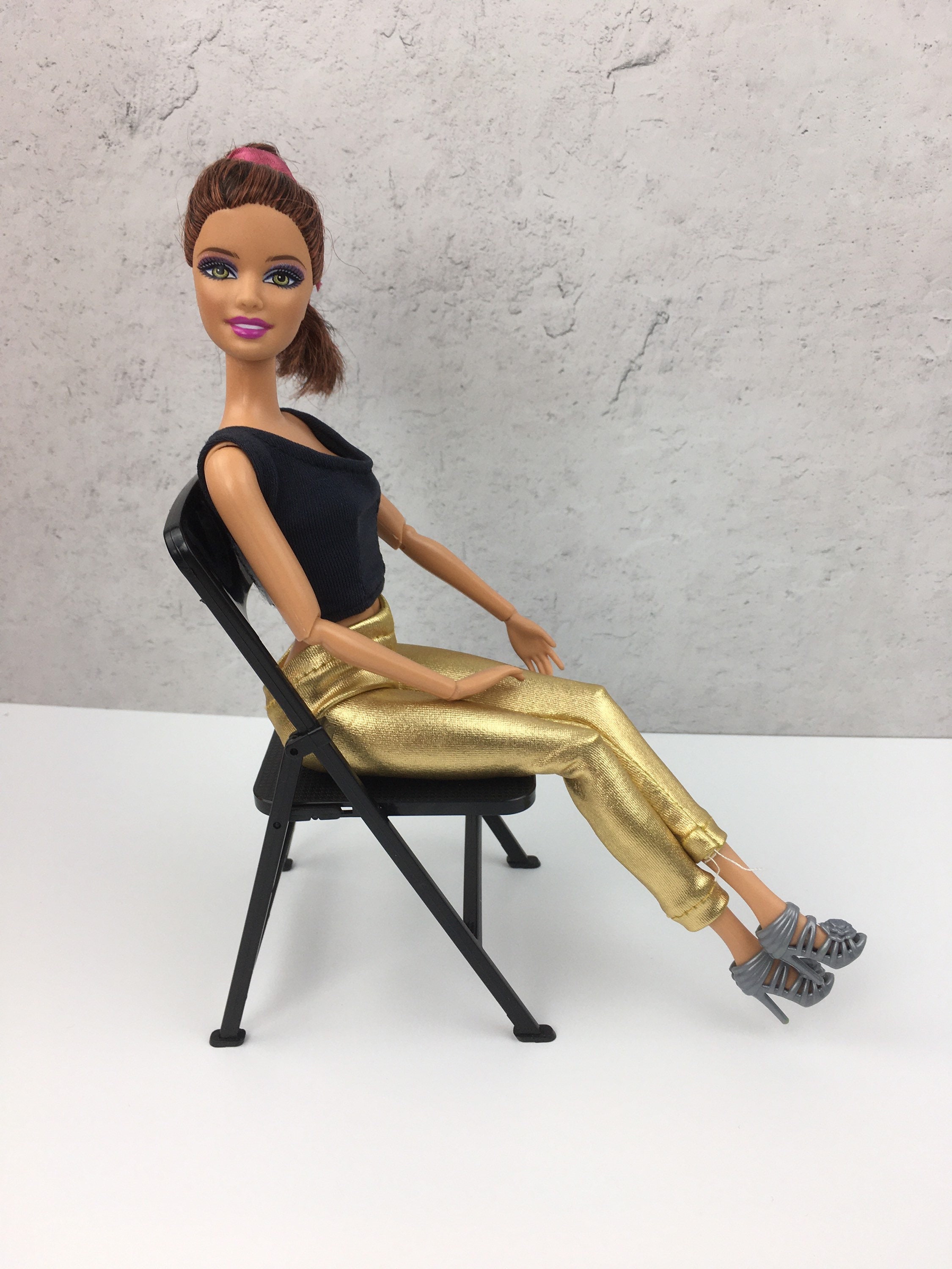 Barbie size chair Barbie home office chair folding chair Etsy