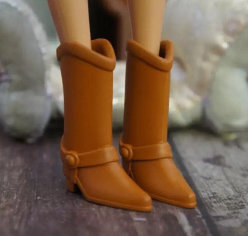 Cowboy Barbie boots fits poppy cowgirl boots high heels | Etsy
