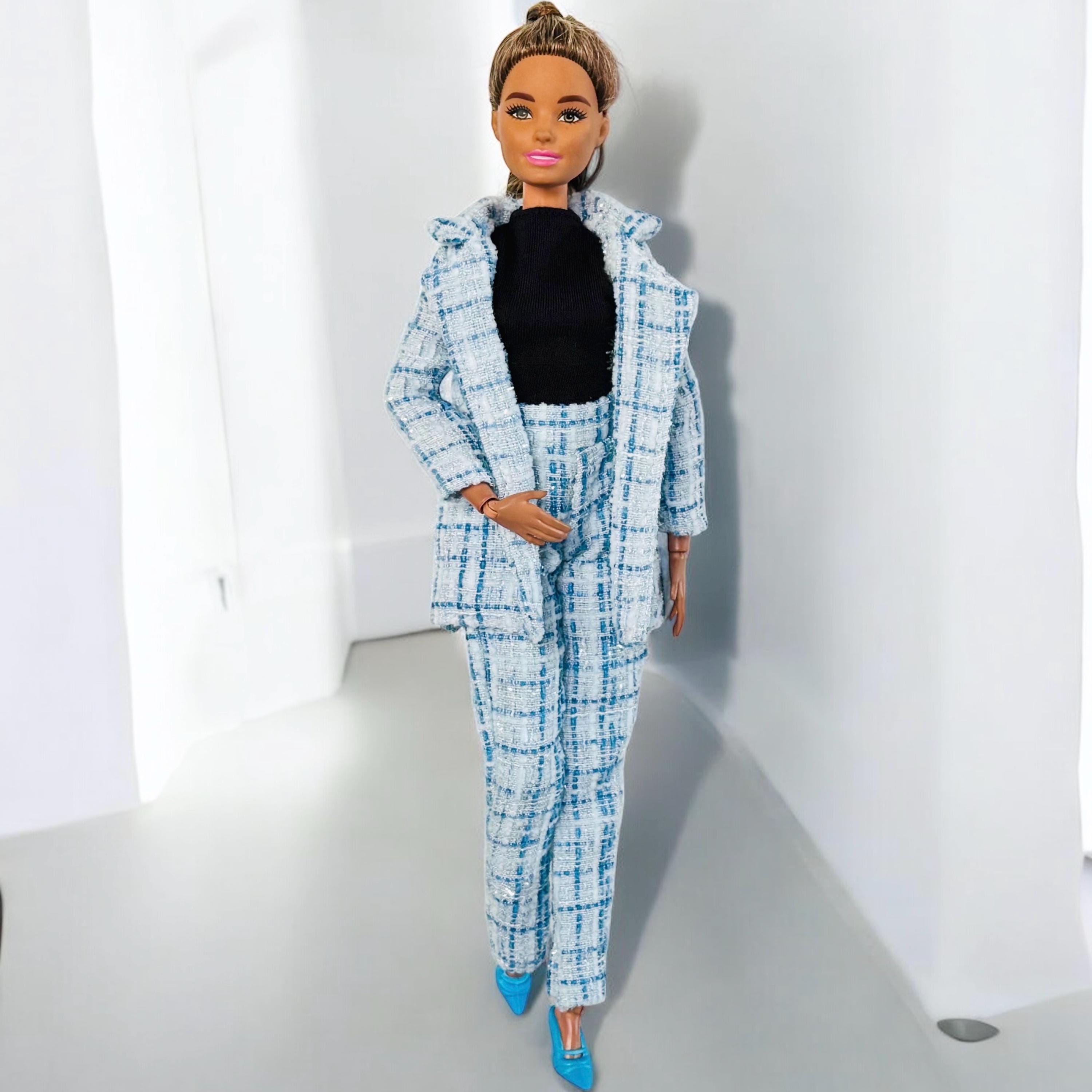 Barbie Blue Plaid Dress - Etsy