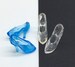 Crystal Fashion doll 11.5' size shoes, 2 pair, pumps, glass slippers, Blue princess shoes, ball joint doll size pump shoe 