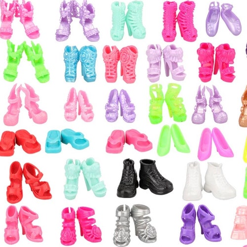 Fashion Doll Shoes Set 2 Mixed Lot for 11.5 Size Etsy