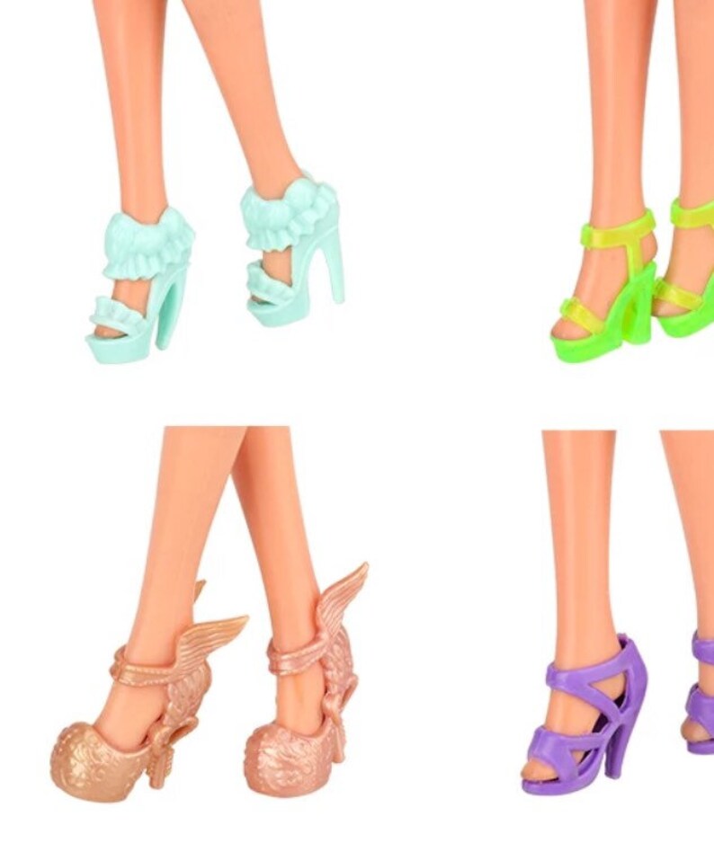 MTM Fashion Doll Shoes 20 Pair 40 Pcs Doll Accessories for Etsy