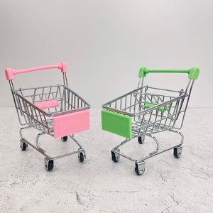Barbie size grocery cart shopping see photos mini brands | Etsy