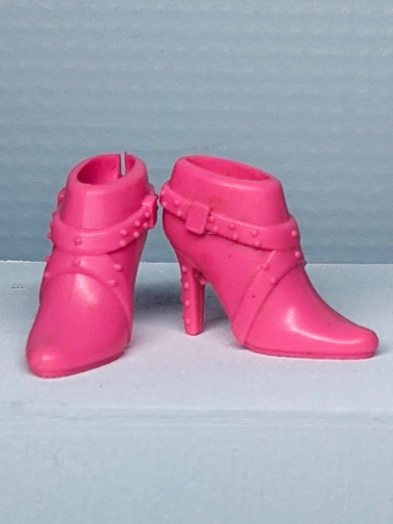 Botines para barbie rojos de tacon nuevos fashion royalty regalo colección moda 