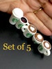 Fashion doll play food, Set 5 Miniature coffee cups, realistic minis, 1/6 scale, doll size drink 