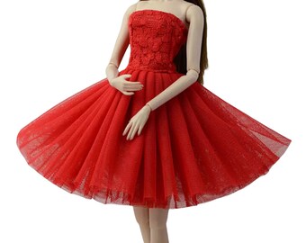 red barbie frock