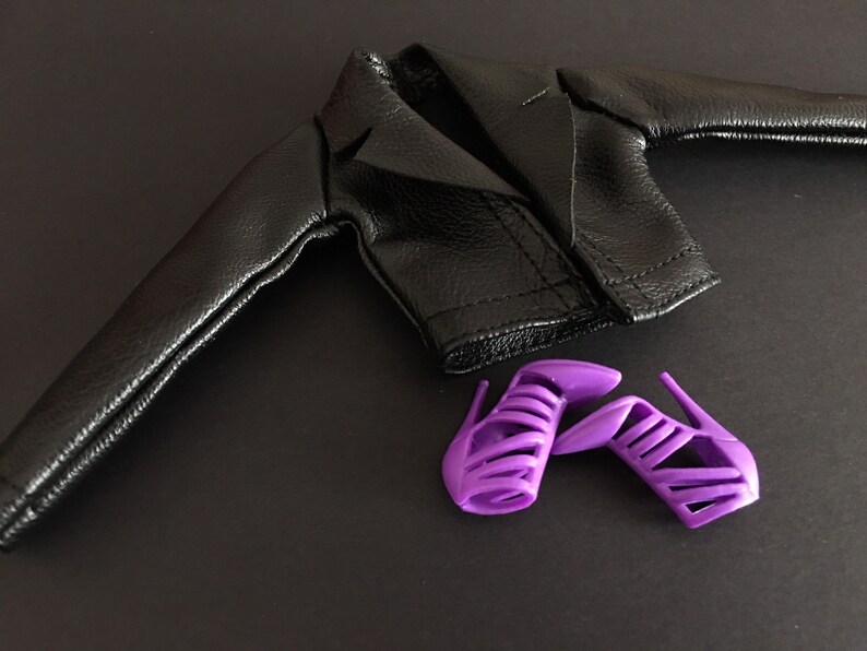 Fashion Doll Shoes Black Shoes Doll Black High Heels Etsy