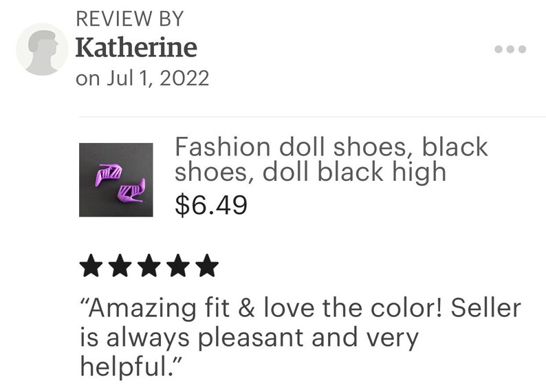 Fashion Doll Shoes Black Shoes Doll Black High Heels Etsy