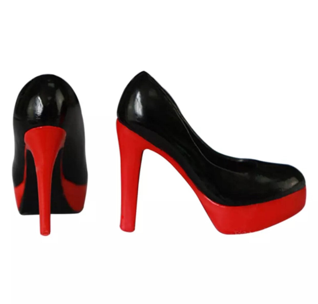 platform red bottom shoes