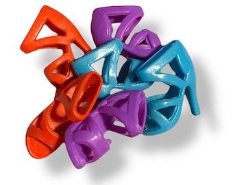 Fashion Doll High Heel Sandal Set: Assorted Colors, Fits Regular Dolls