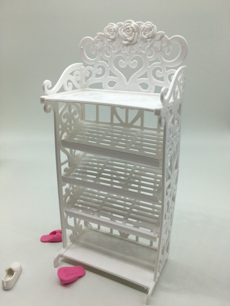 Barbie shoe rack and 10 pairs of shoes Barbie shoe storage Etsy