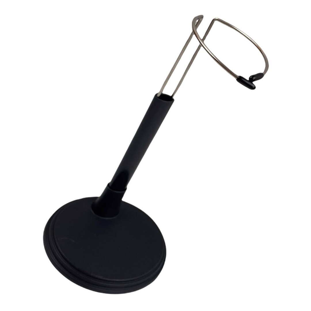 Doll Display Stand 1/6 Scale, up to 11.5 12 Dolls and Under, Black or