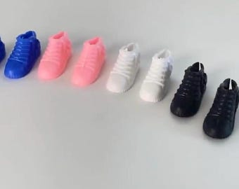 Doll Sneakers, Fashion Doll Shoes, 8 Pair