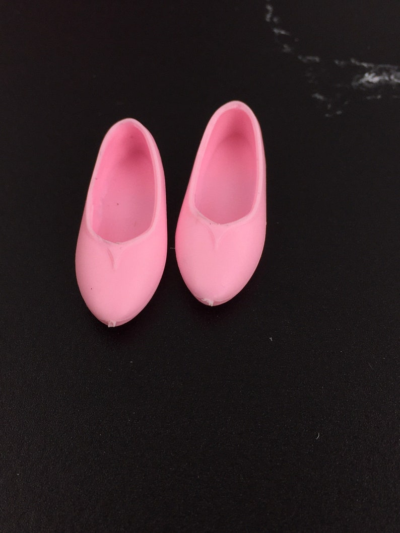 Curvy Barbie flat foot shoes white Barbie shoes red pink | Etsy
