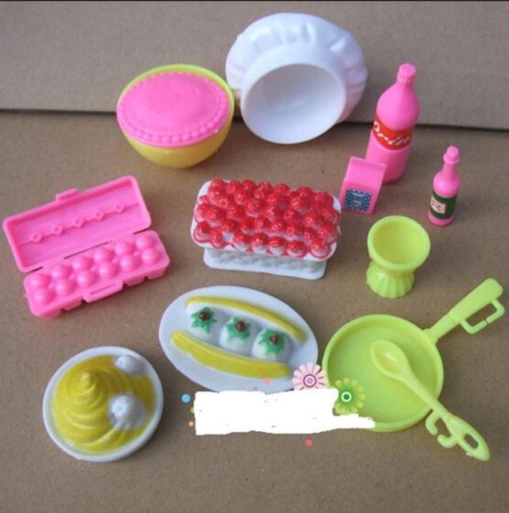 barbie doll food accessories