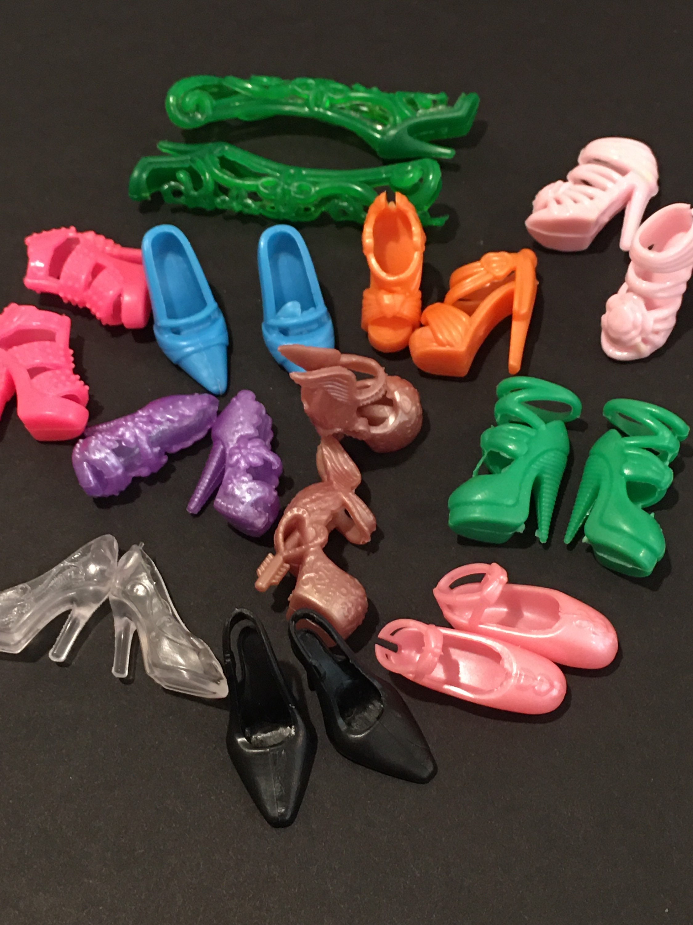 ADD ON to your order ONLY, 5 pair Fits Barbie shoes!  Dollar a pack l…