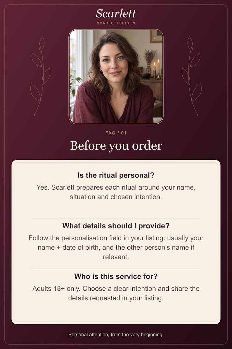 Powerful Commitment SPELLs | Deep Devotion & Loyalty | Strengthen Your Relationship | Personal Casting | Video Proof Option image 2