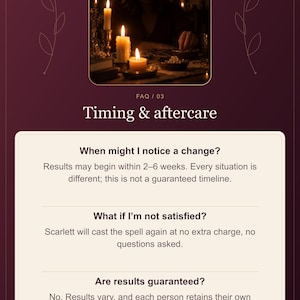 Powerful Commitment SPELLs | Deep Devotion & Loyalty | Strengthen Your Relationship | Personal Casting | Video Proof Option image 4