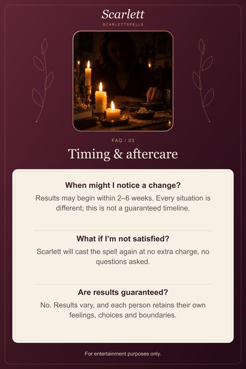 Powerful Commitment SPELLs | Deep Devotion & Loyalty | Strengthen Your Relationship | Personal Casting | Video Proof Option image 4