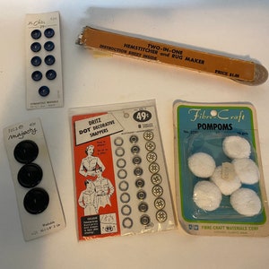 Vintage Sewing Crafting Notions
