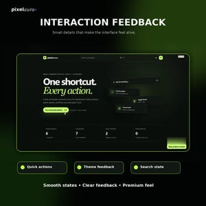 React Command Palette Component | Search & Quick Actions UI | TypeScript Dashboard Source Code image 10