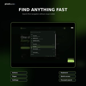 React Command Palette Component | Search & Quick Actions UI | TypeScript Dashboard Source Code image 5