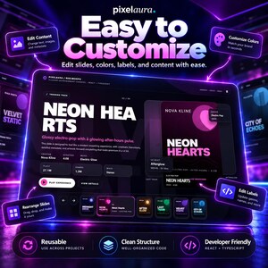 React-Karussellkomponente | Animierter TypeScript-Slider | Interaktive Website-Benutzeroberfläche Bild 7