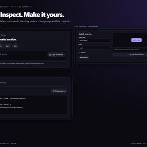 React UI Kit | 72 Interactive Components | TypeScript + Tailwind CSS | PrismForge image 9