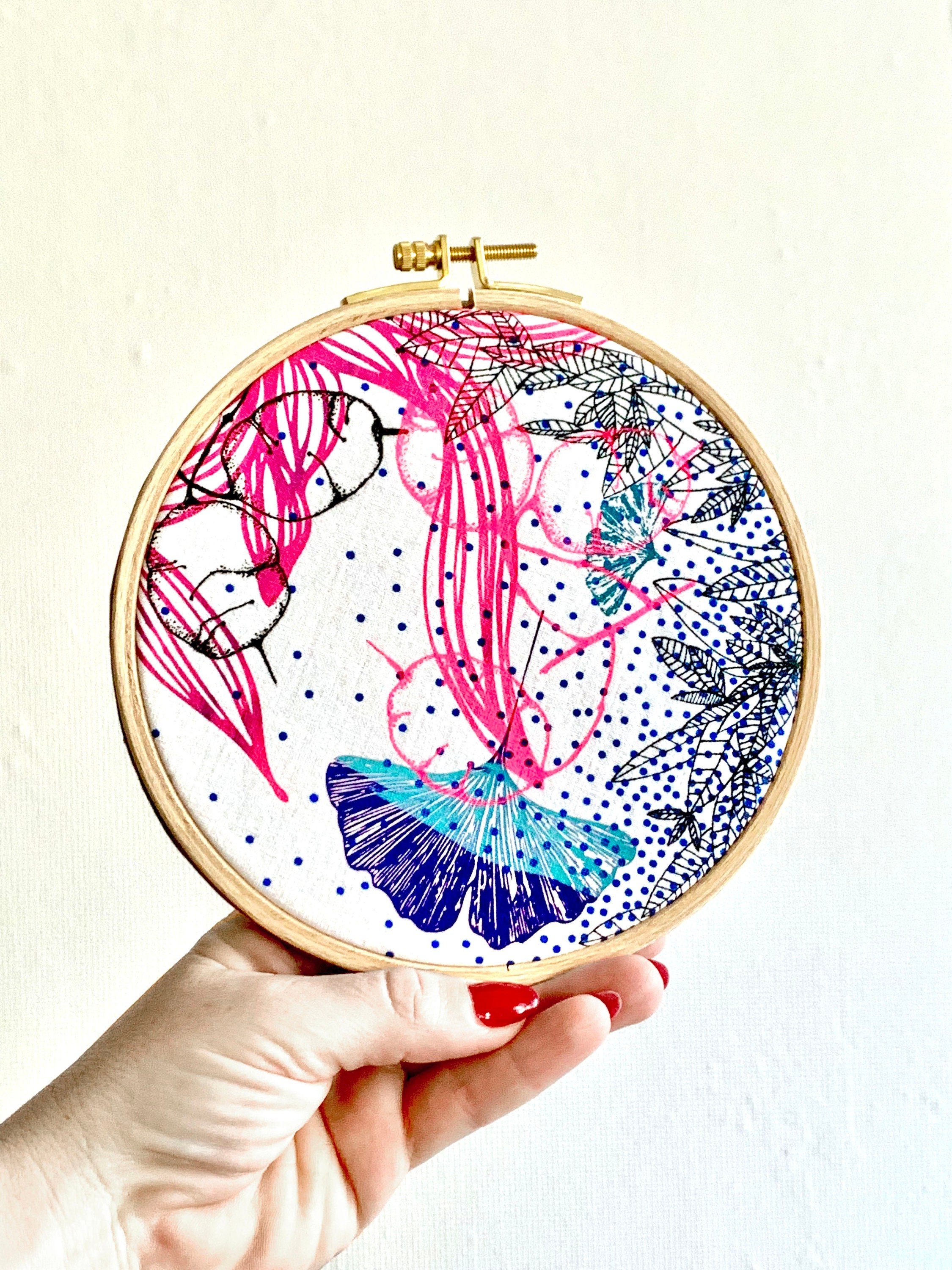 Cercle à Broder Serigraphié