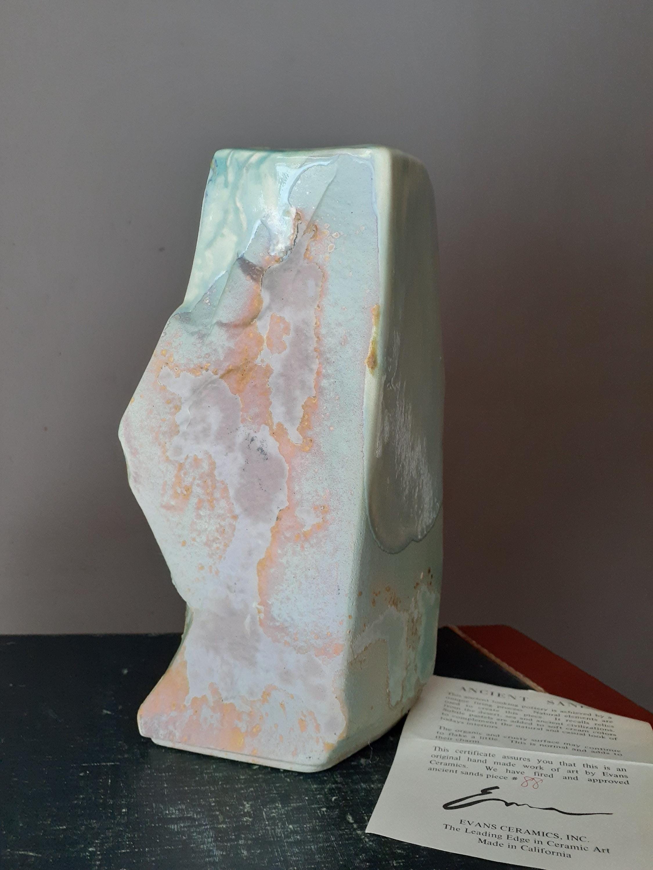 Tony Evans Raku Vase - Etsy