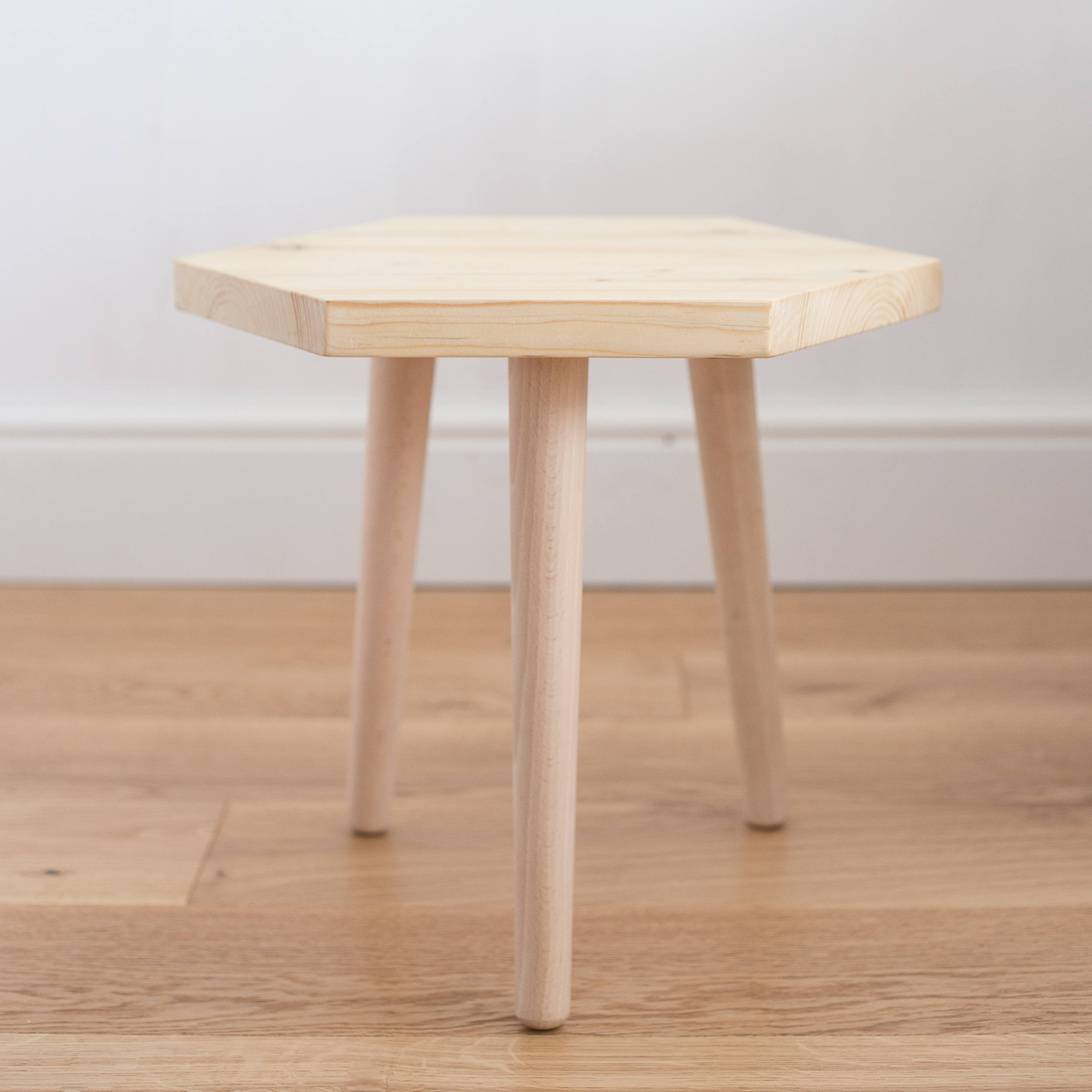 Mid Century Meets Modernwooden Hexagon Coffee Table With Etsy