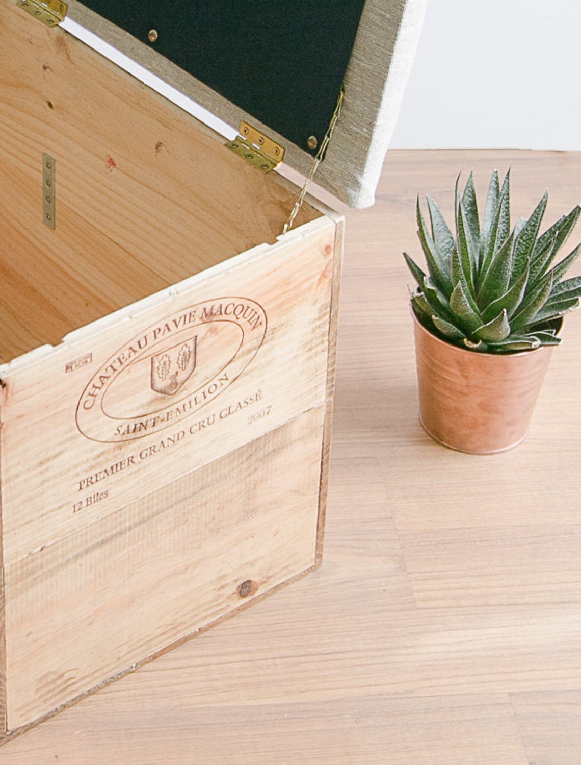 Extra large wooden blanket box chest for bedroom storage Etsy