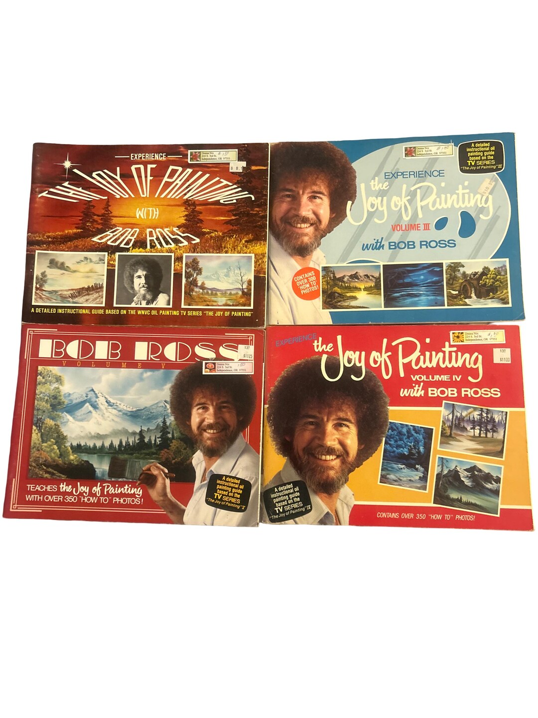 Vintage Bob Ross Experience the Joy of Painting Instructional Books ...