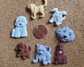 Dog Push Pins or Magnets