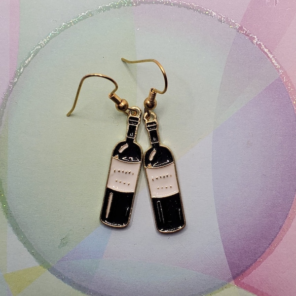 Wine Bottle Earrings