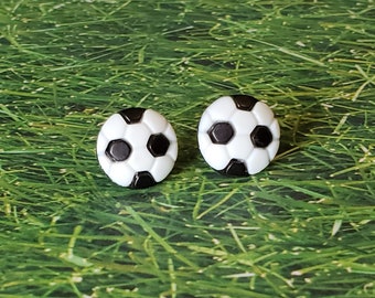 Soccer Ball Earrings