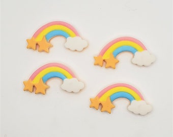 Rainbow Push Pins or Magnets