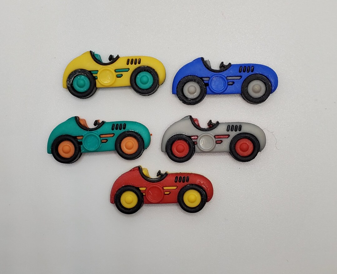 Race Car Push Pins or Etsy